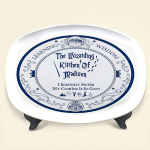 Personalized Gifts For Fans Plate, Wizarding Kitchen 01KADT090724-Homacus