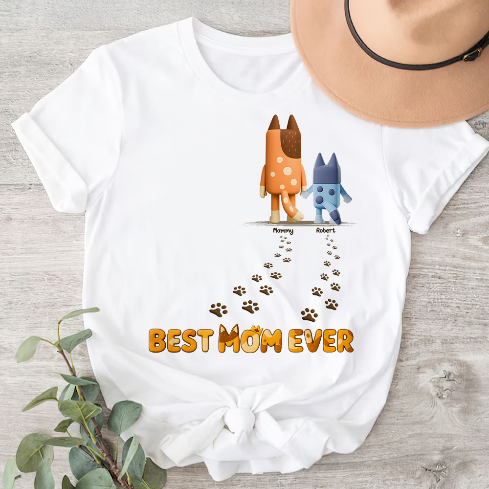 Dog Mom Shirt - Personalized Gifts For Mom 05ohpu090425-Homacus