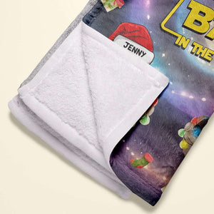 Custom Photo Gifts For Kids Fleece Blanket, Best Baby In The Galaxy 01TGMH051024-Homacus