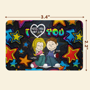 Personalized Gifts For Couple Wallet Card I Love You 02TODT100125HG-Homacus