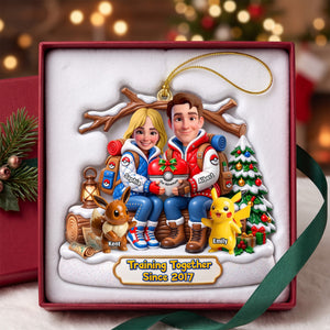 Training Master Couple Ornament - Personalized Gifts For Family 06QHQN290826-Homacus