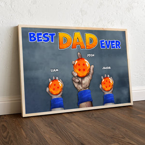 Personalized Gifts For Dad Canvas Print 02QHPU040424 Father's Day-Homacus