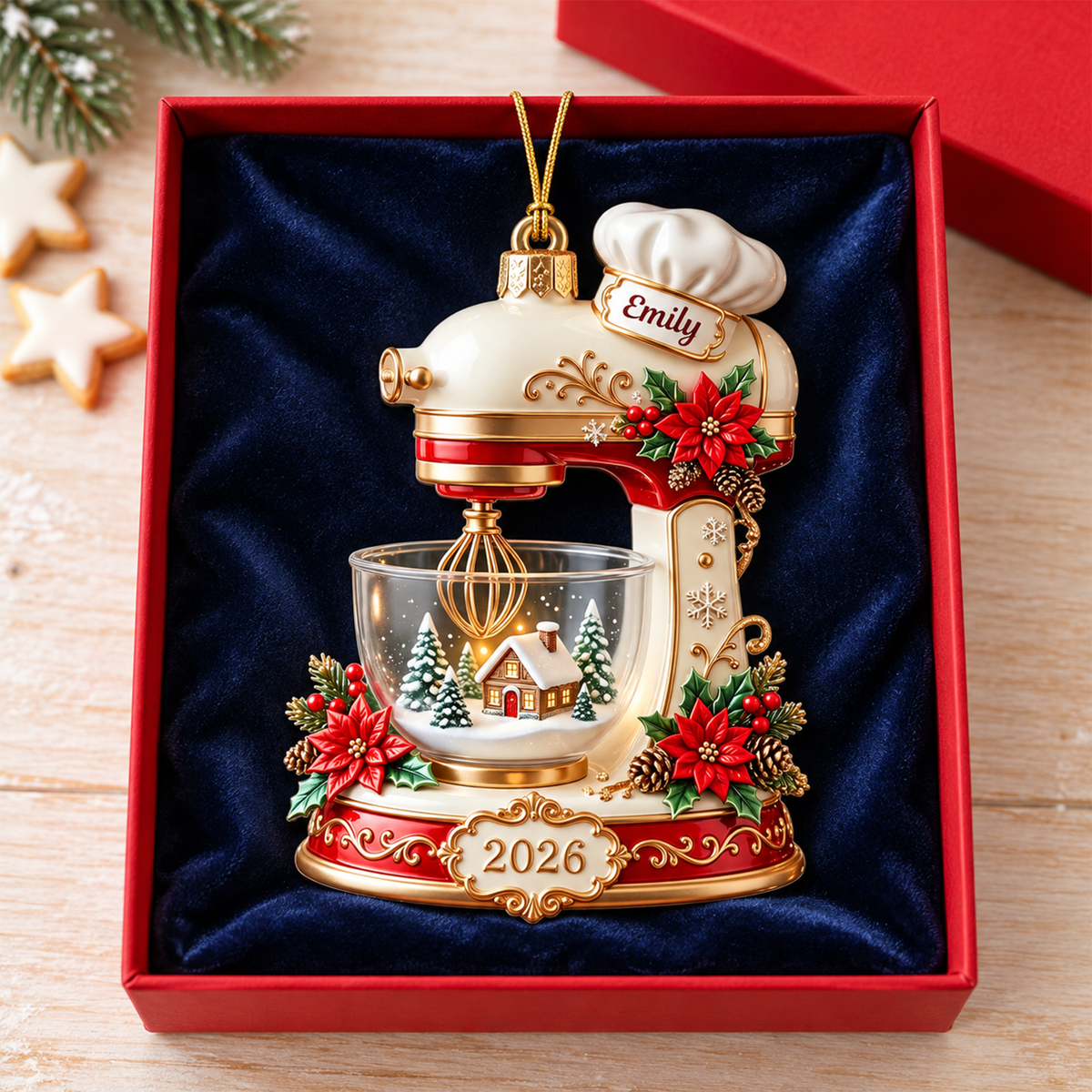 Baking Mixer Christmas Ornament - Personalized Gifts For Baking Lovers 01pgqn141026-Homacus