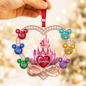 Grandma Blessed With Love Christmas Ornament - Personalized Gifts For Grandma 05nadt240826