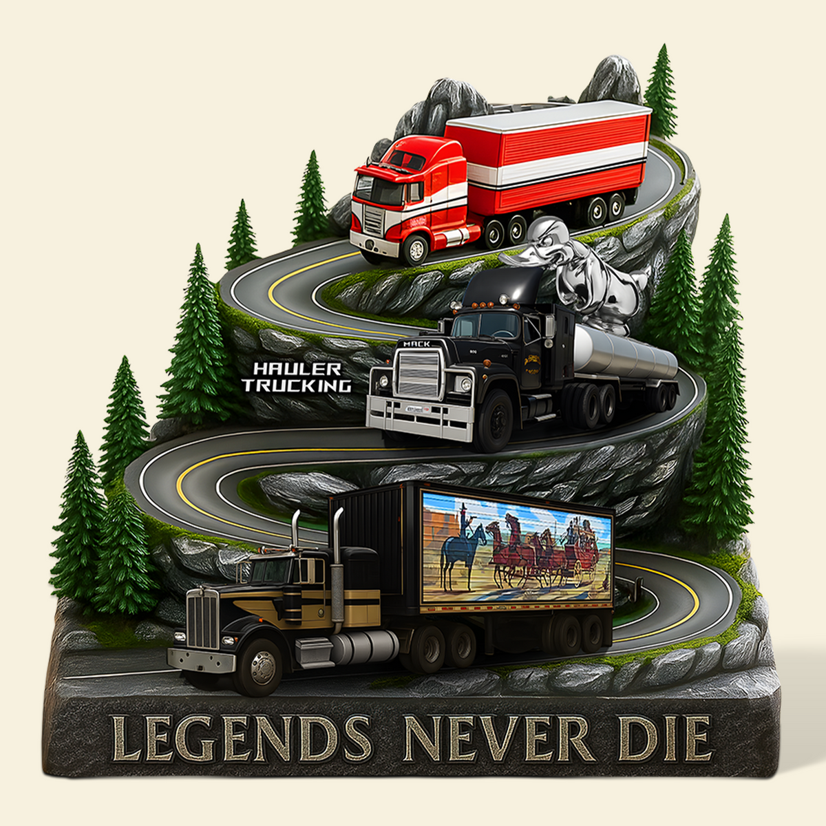 Classic Truck Movie Acrylic Plaque - Personalized Gifts For Trucker 03qhpu140625-Homacus