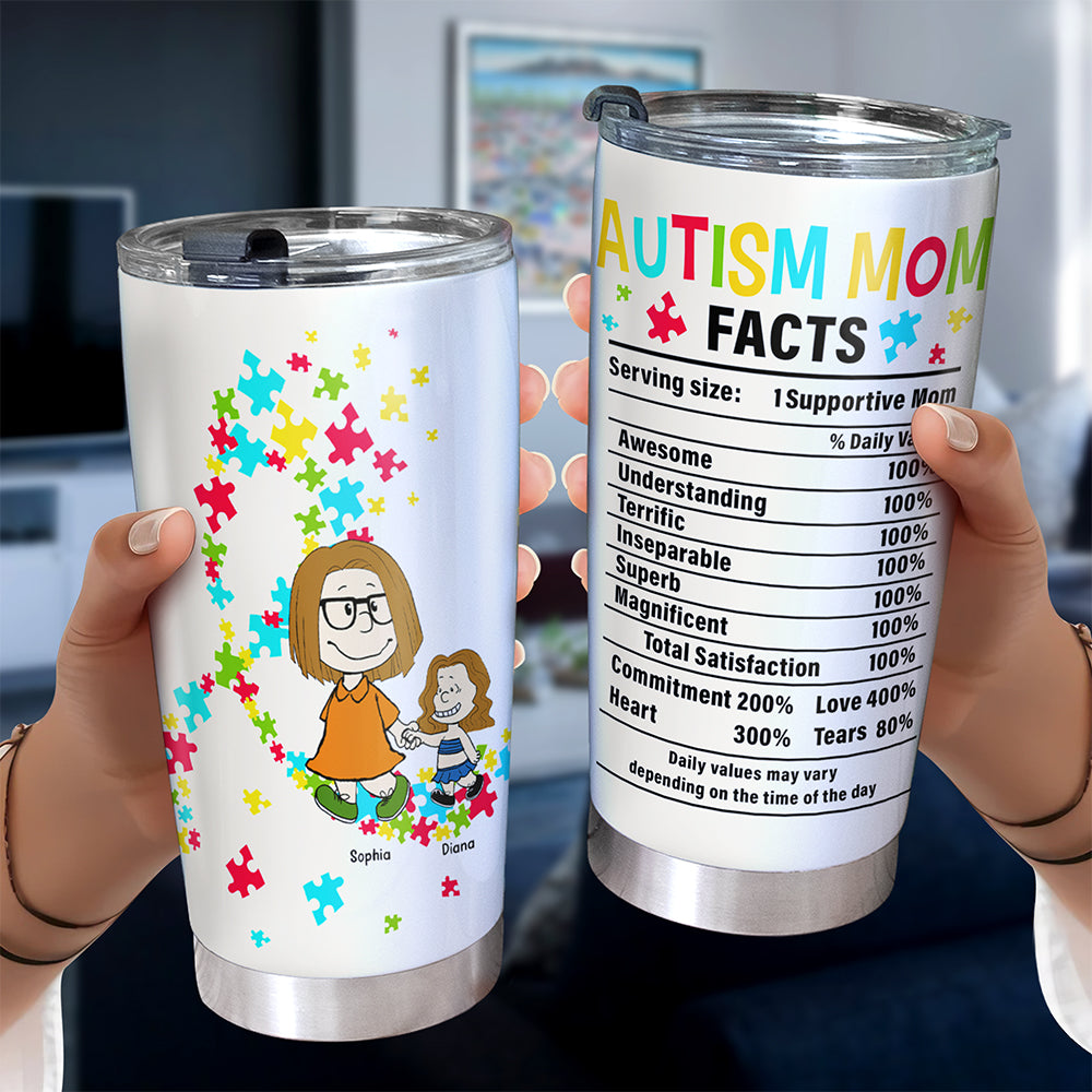 Personalized Gifts For Autism Mom Tumbler Autistic Kids 01TOQN110325HH-Homacus