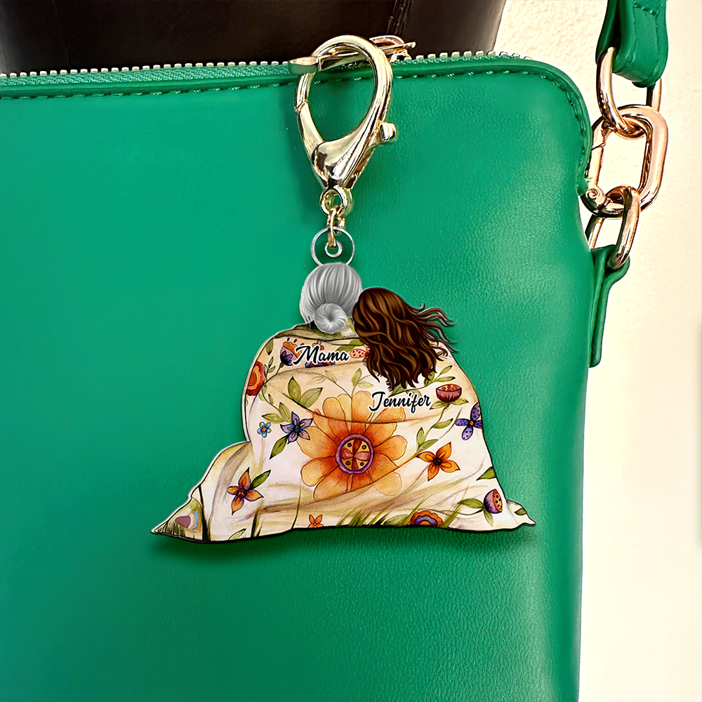 Personalized Gifts For Mom Keychain Mom And Daughters 02QHHU250225HH-Homacus