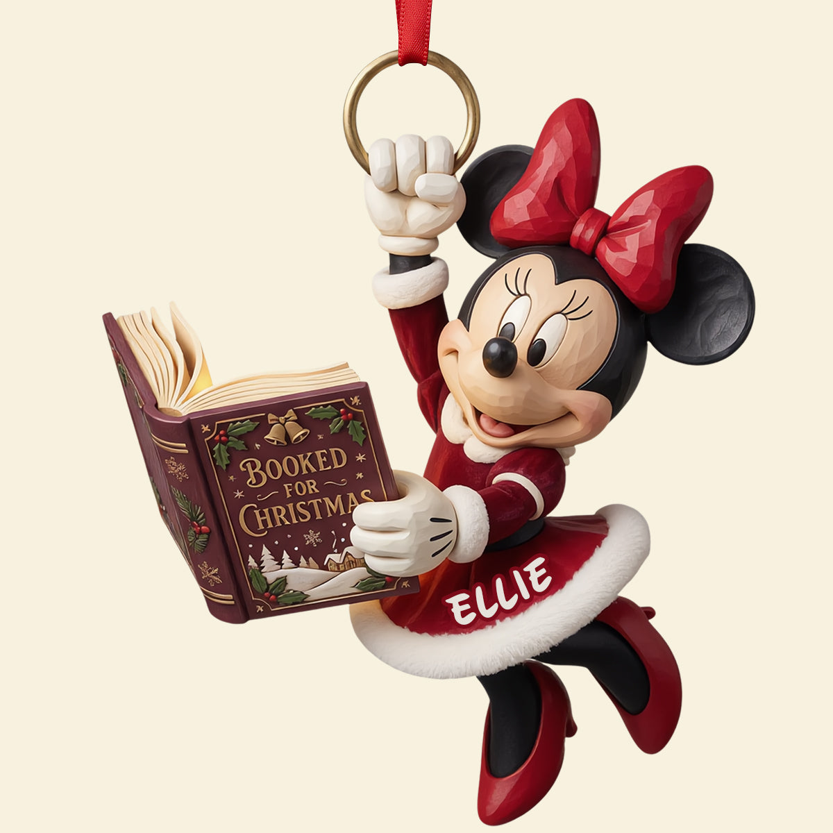 Whimsical Bookish Christmas Acrylic Ornament - Personalized Christmas Gifts For Reading Lovers 02padt091026-Homacus