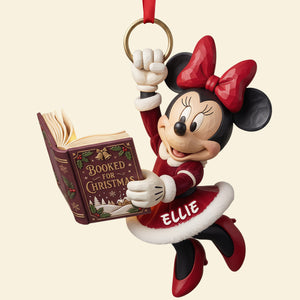Whimsical Bookish Christmas Acrylic Ornament - Personalized Christmas Gifts For Reading Lovers 02padt091026-Homacus