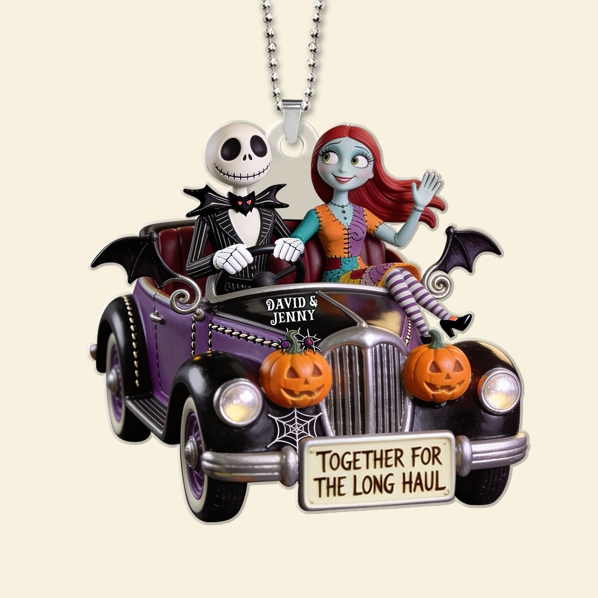 Together For The Long Haul Car Ornament - Personalized Gifts For Couples 06pgtn0608026-Homacus