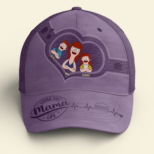 Personalized Gifts For Mom Classic Cap Living That Mama Life 01ohpu030325hg-Homacus