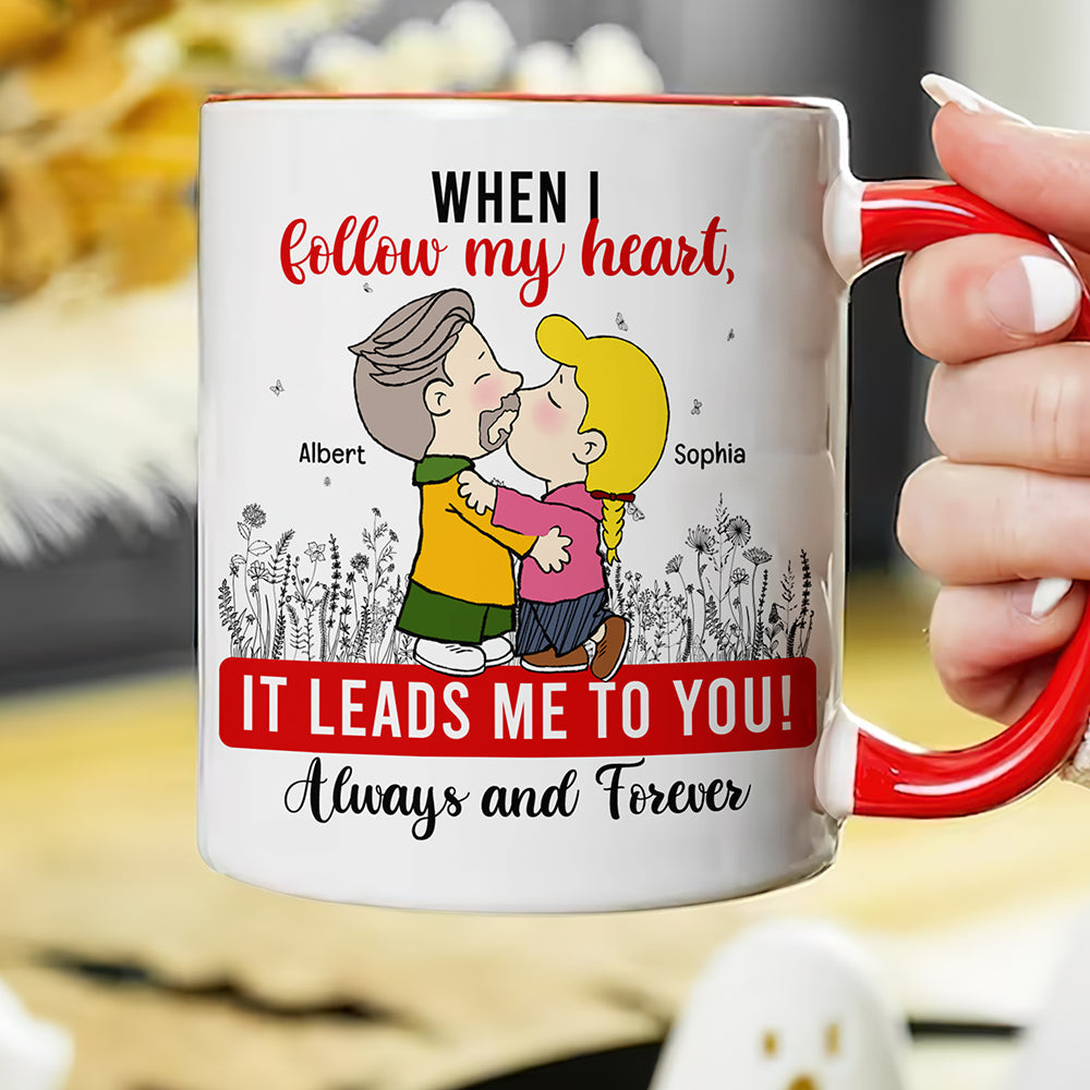 Personalized Gifts For Couple Coffee Mug 01kaqn171224hg Always And Forever-Homacus