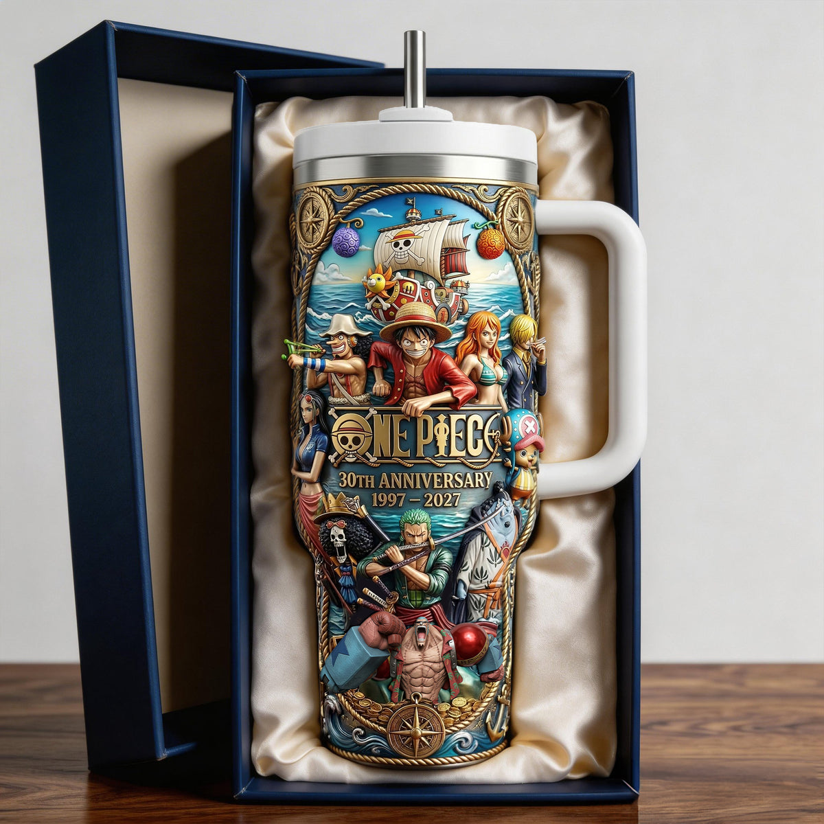 30th Anniversary Anime Tumbler - Personalized Gifts For Anime Lovers 01nalu140326-Homacus