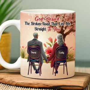 Personalized Gifts For Couple Coffee Mug God Blessed The Broken Road 03ohpu161224-Homacus