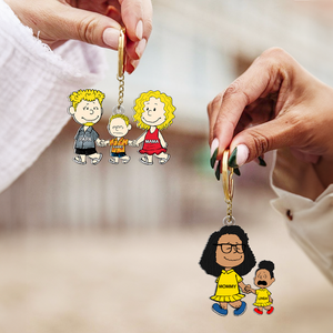 Personalized Gifts For Family Keychain 06QHHU150125HH-Homacus