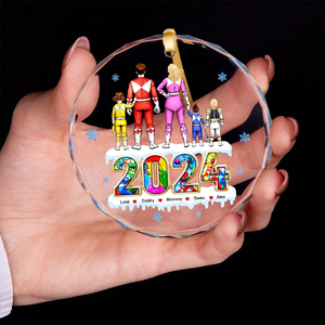 Video Game Family Ornament - New Years - Personalized Gifts For Family 07achu011024hh-Homacus