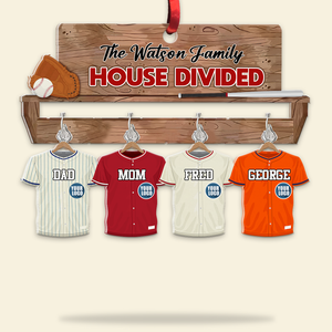 Personalized Gifts For Family Christmas Ornament Custom Baseball Team 01huhu141024-Homacus