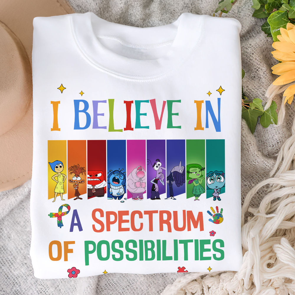 Gifts For Autism Shirt I Believe In A Spectrum Of Possibilities 05xqpu220225-Homacus