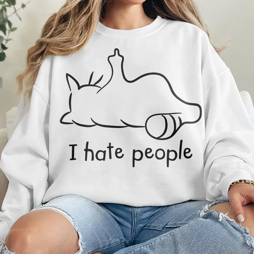 Gifts For Cat Lover Shirt I Hate People 03ACPU010325-Homacus