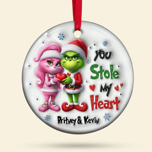 Personalized Gifts For Couple Christmas Ornament 01acdt261024-Homacus