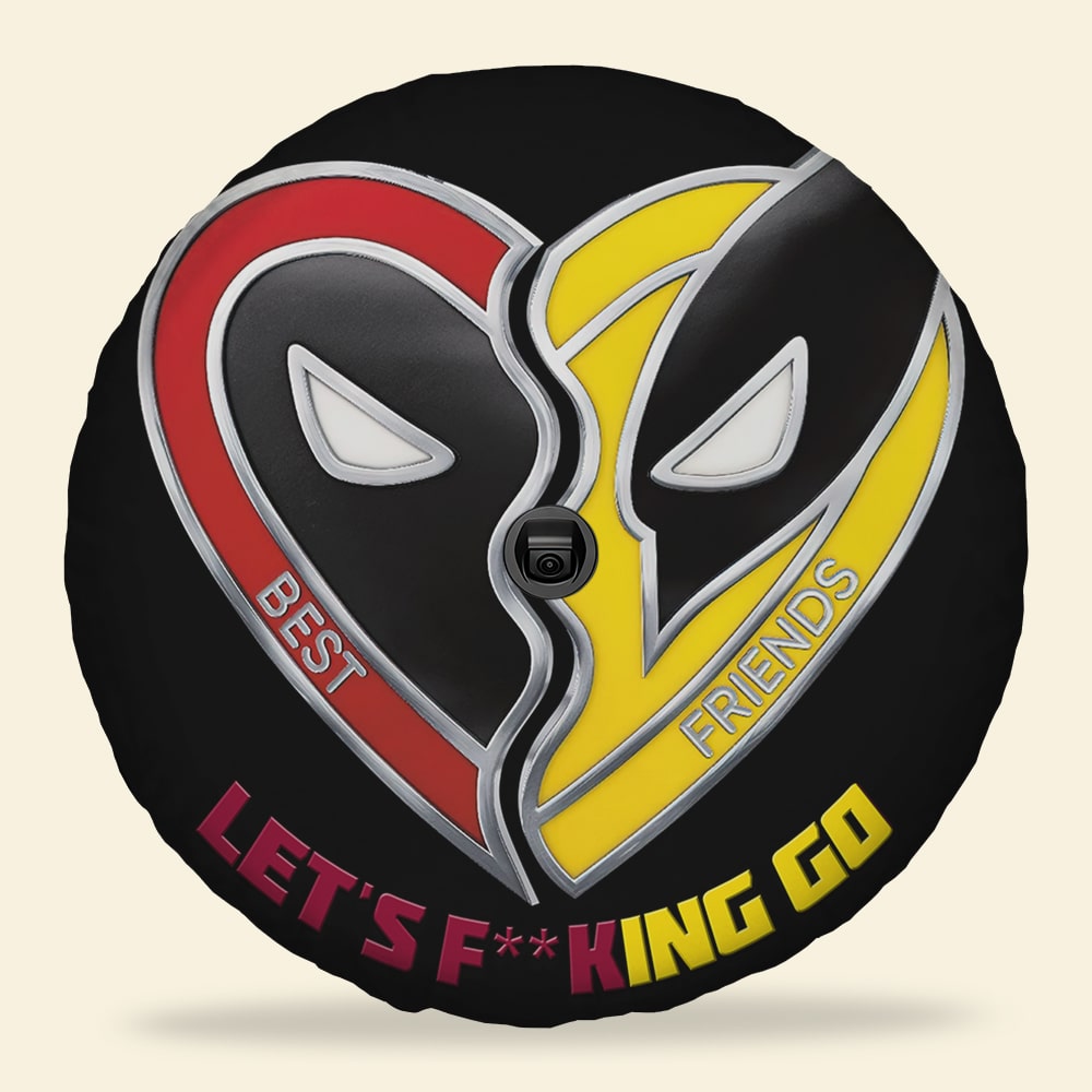 Personalized Gifts For Fans Tire Cover 01xqqn150724 Besties Friends Holding Each Other-Homacus