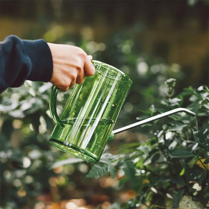 Stainless Steel Long Spout Watering Can - Large Capacity Gardening Tool For Household Plants & Flowers 02acxx161224-Homacus