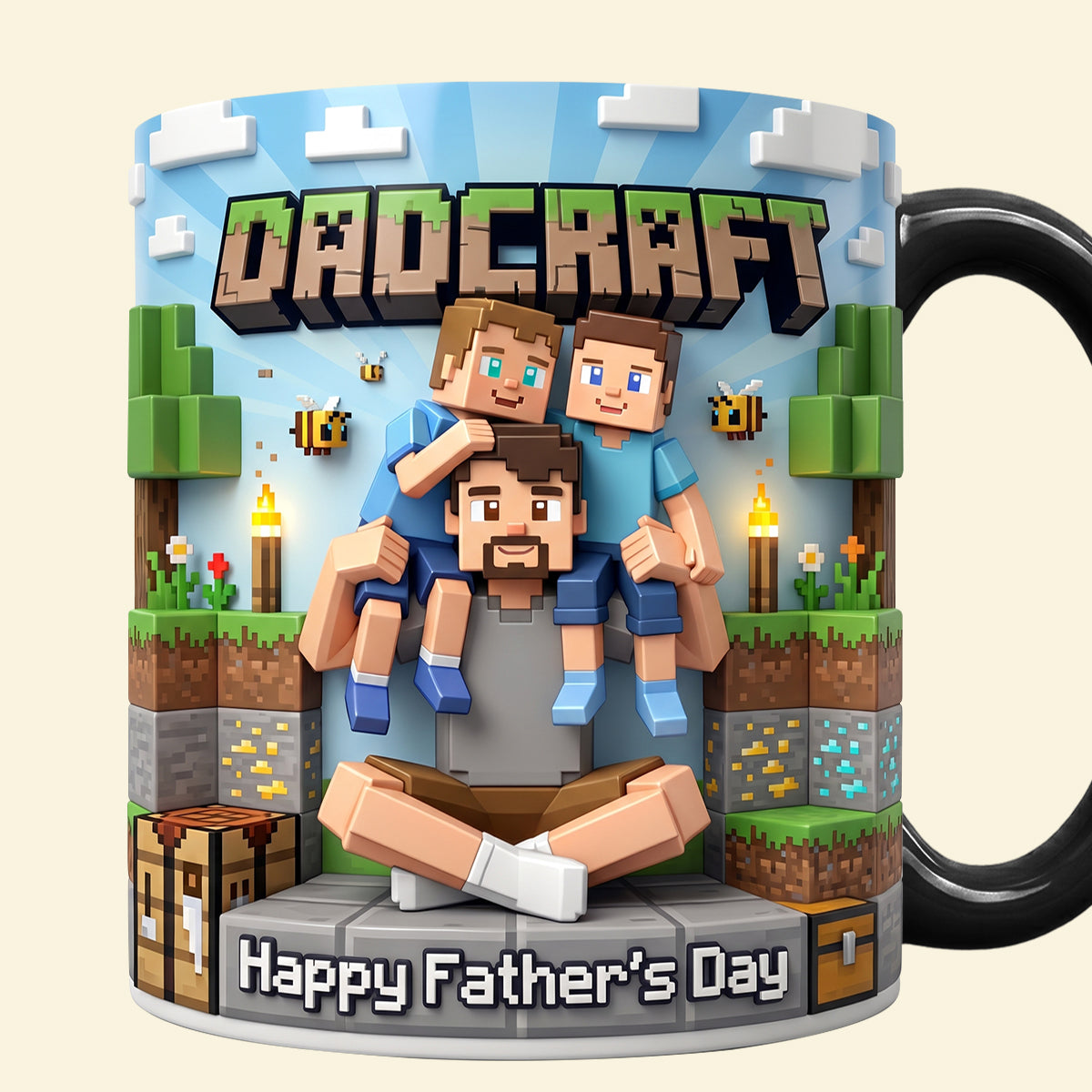 Creative Builder Dad Magic Mug - Personalized Custom Photo Gifts For Dads 01NATN120526-Homacus