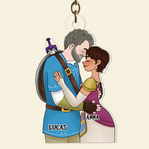 Personalized Gifts For Couple Keychain 01qhpu110225hg-Homacus