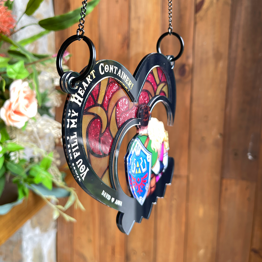 Personalized Gifts For Couple Suncatcher Ornament 02hupu180524hh-Homacus