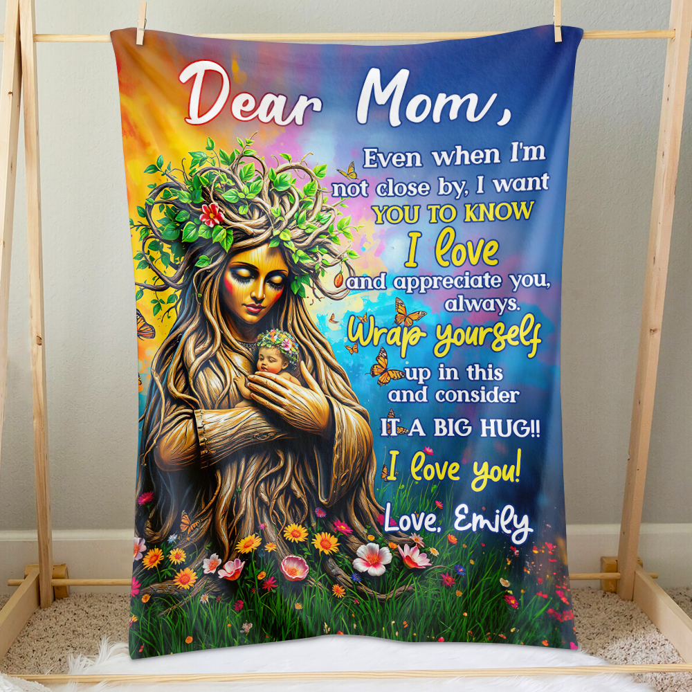 Personalized Gifts For Mom Blanket 04hupu170225 Consider It A Big Hug-Homacus