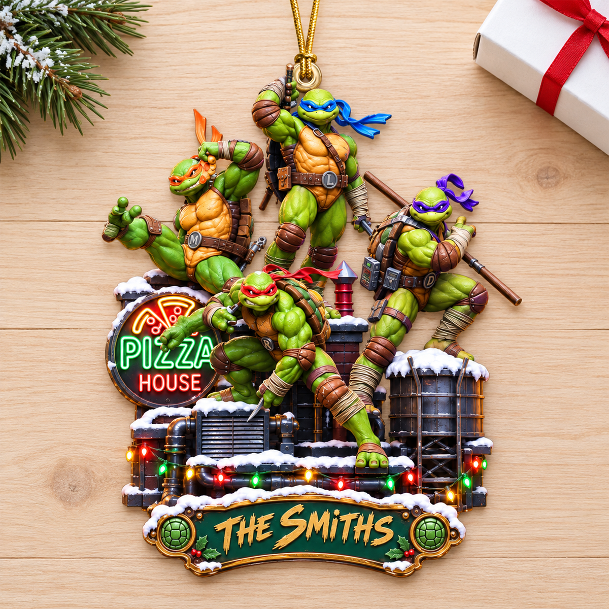 Fearless Hero Squad Ornament - Personalized Gift For Family 02TTQN081026-Homacus