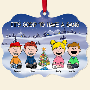 Personalized Gifts For Best Friends Christmas Ornament 01topu111124 Friend Gang-Homacus