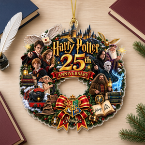 25th Anniversary Fantasy Christmas Ornament - Personalized Gifts For Fantasy Lovers 07ohqn091026-Homacus