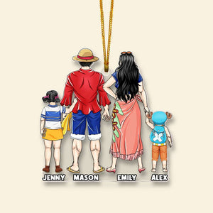 Personalized Gift For Family Christmas Ornament 04HUMH231124PA-Homacus