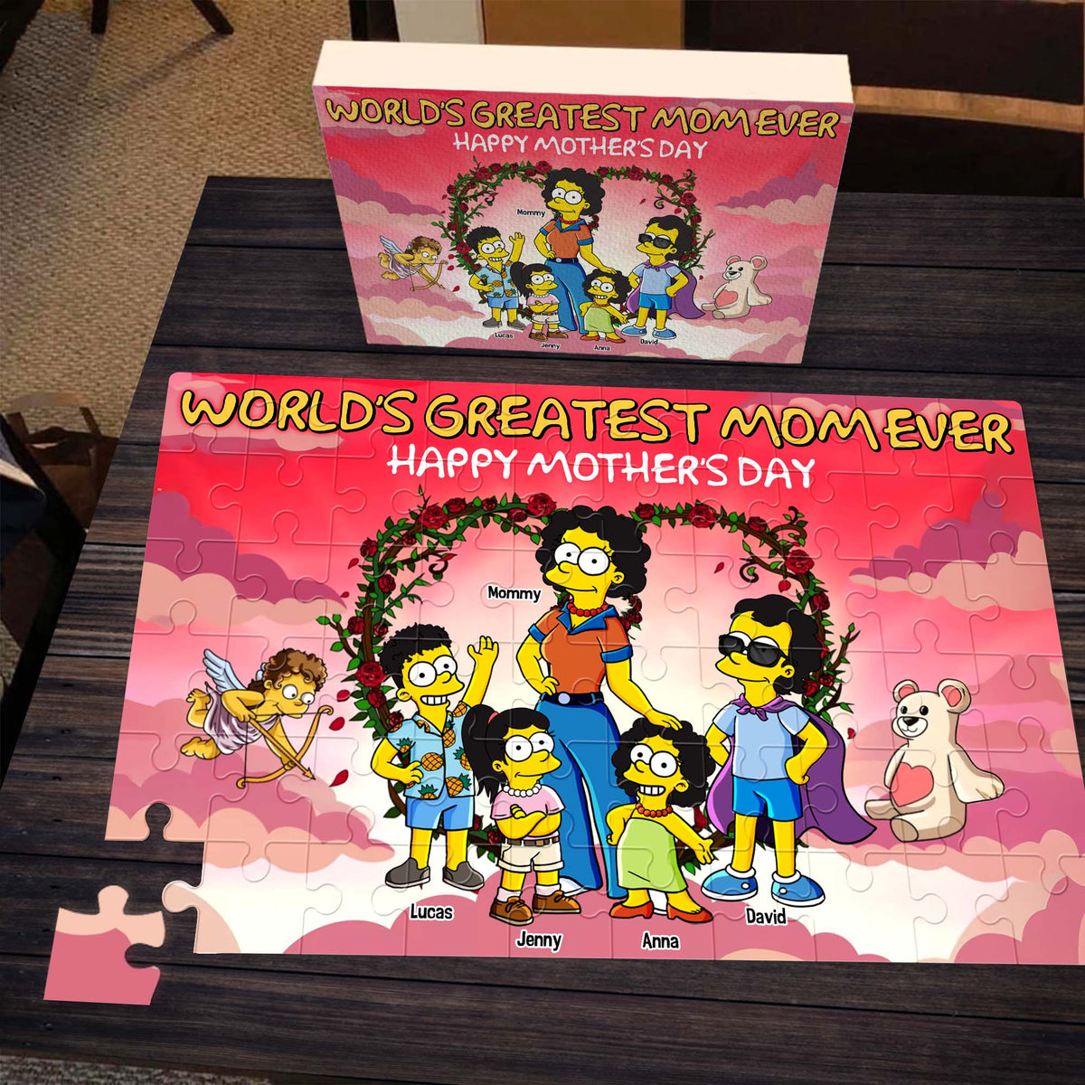 Personalized Gifts For Mom Jigsaw Puzzle 03katn020425pa-Homacus