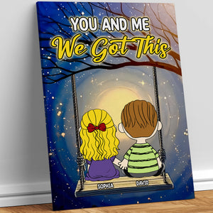 Personalized Gifts For Couple Canvas Print 02ohtn091224hg You And Me We Got This-Homacus