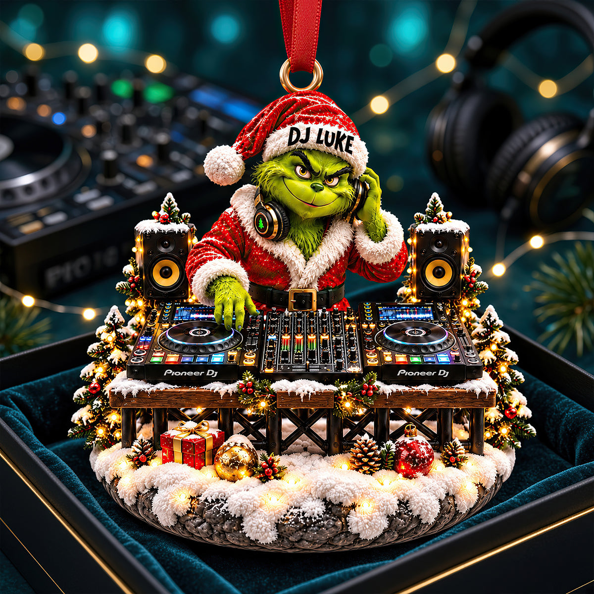 DJ Christmas Ornament - Personalized Gifts For Christmas 08nadt131026-Homacus
