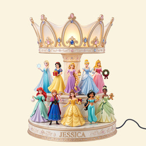 Lovely Fairy Tale Princesses Light Box - Personalized Christmas Gifts 09natn211026-Homacus