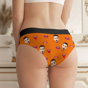 Personalized Gifts For Couple Boxer Briefs Custom Face Photo Halloween 01XQMH020824-Homacus