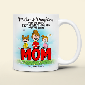 Personalized Gifts For Mom Coffee Mug 03topu040225 Best Friends Forever-Homacus