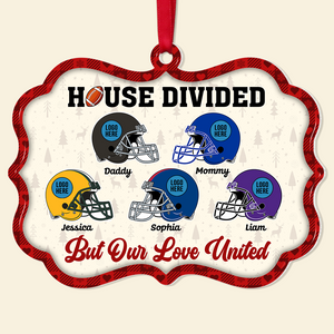 Personalized Christmas Gift For Family Ornament Football Helmet 05HUPU151024-Homacus