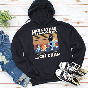 Personalized Gifts For Dad Shirt Like Father Like Daughters/Sons 03NAHN300522 Father's Day Gifts-Homacus