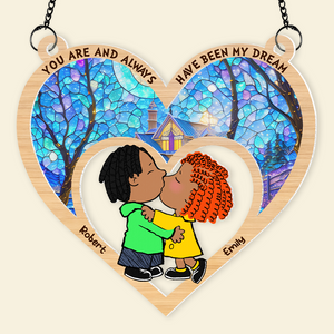 Personalized Gifts For Couple Suncatcher Ornament 03kapu091224hg-Homacus