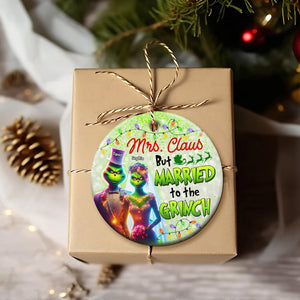 Personalized Christmas Gifts For Couple Ceramic Ornament 03OHQN241024-Homacus