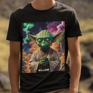 Personalized Gifts For Stoner Shirt, The Green Character Is Smoking Marijuana 04HUPU110724-Homacus