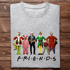 Christmas Friends Movie Characters Sweatshirt 53acxx260824-Homacus