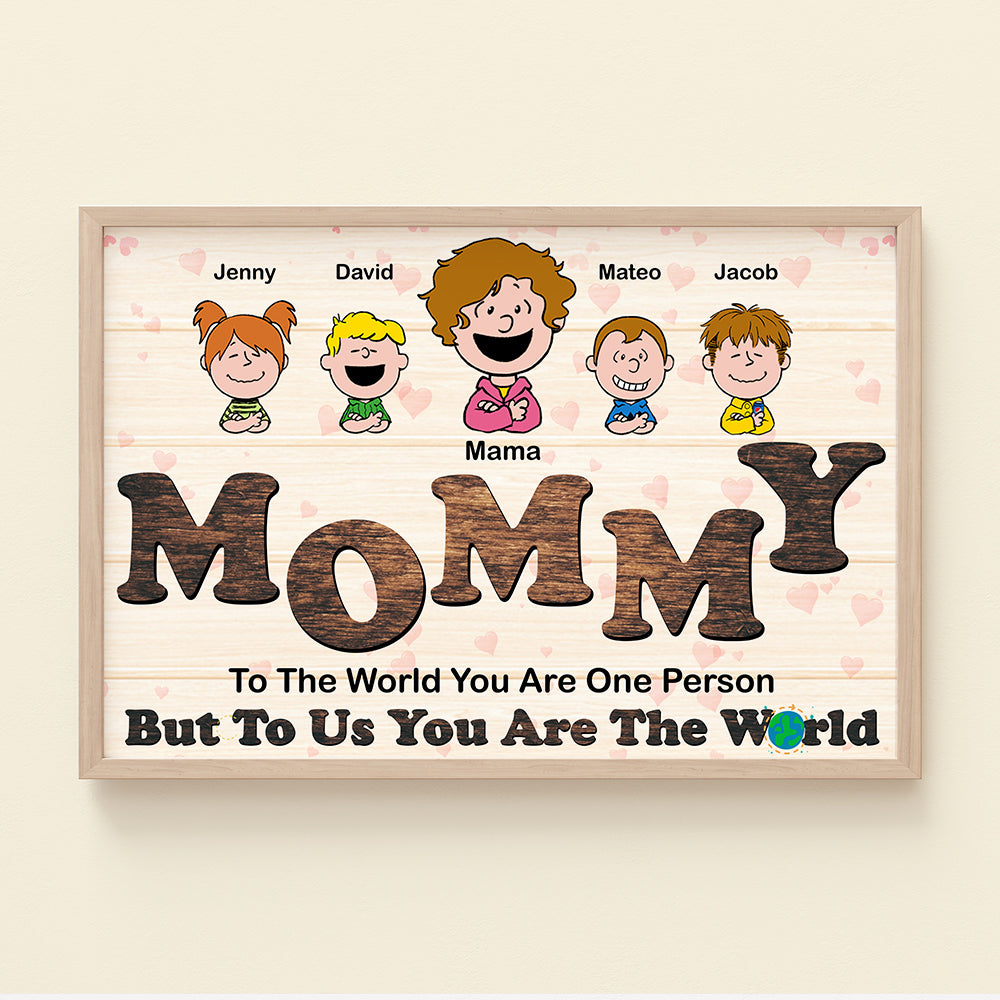 Personalized Gifts For Mom Canvas Print 02KADT181224HG-Homacus