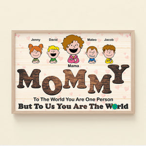 Personalized Gifts For Mom Canvas Print 02KADT181224HG-Homacus