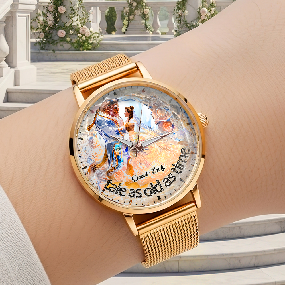 Couple Mesh Strap Quartz Watch - Personalized Gifts For Couple 04TGPU170725-Homacus