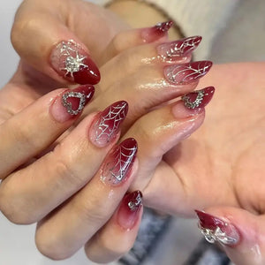 Halloween Gifts For Her Almond Shaped Press-On Nails 01acxx200825-Homacus